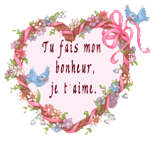 Gif animé coeur tu fais mon bonheur